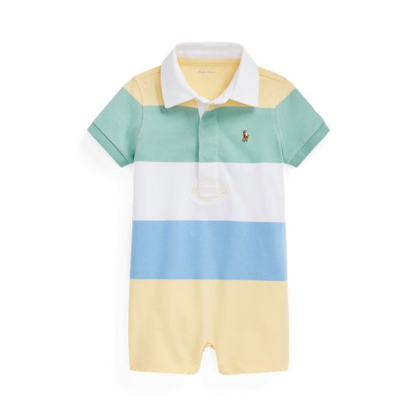 Striped Cotton Rugby Shortall
