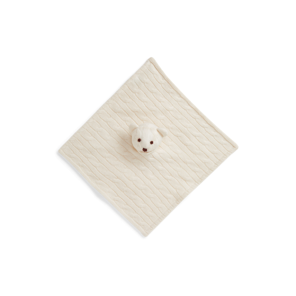 Couverture doudou ourson en cachemire