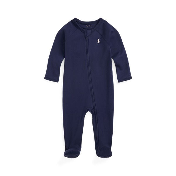 Cotton Interlock Footed Coverall