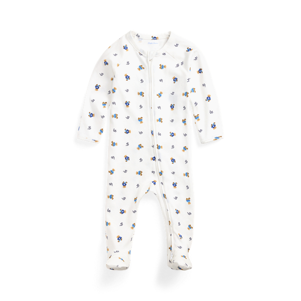 Polo Bear Cotton Interlock Coverall