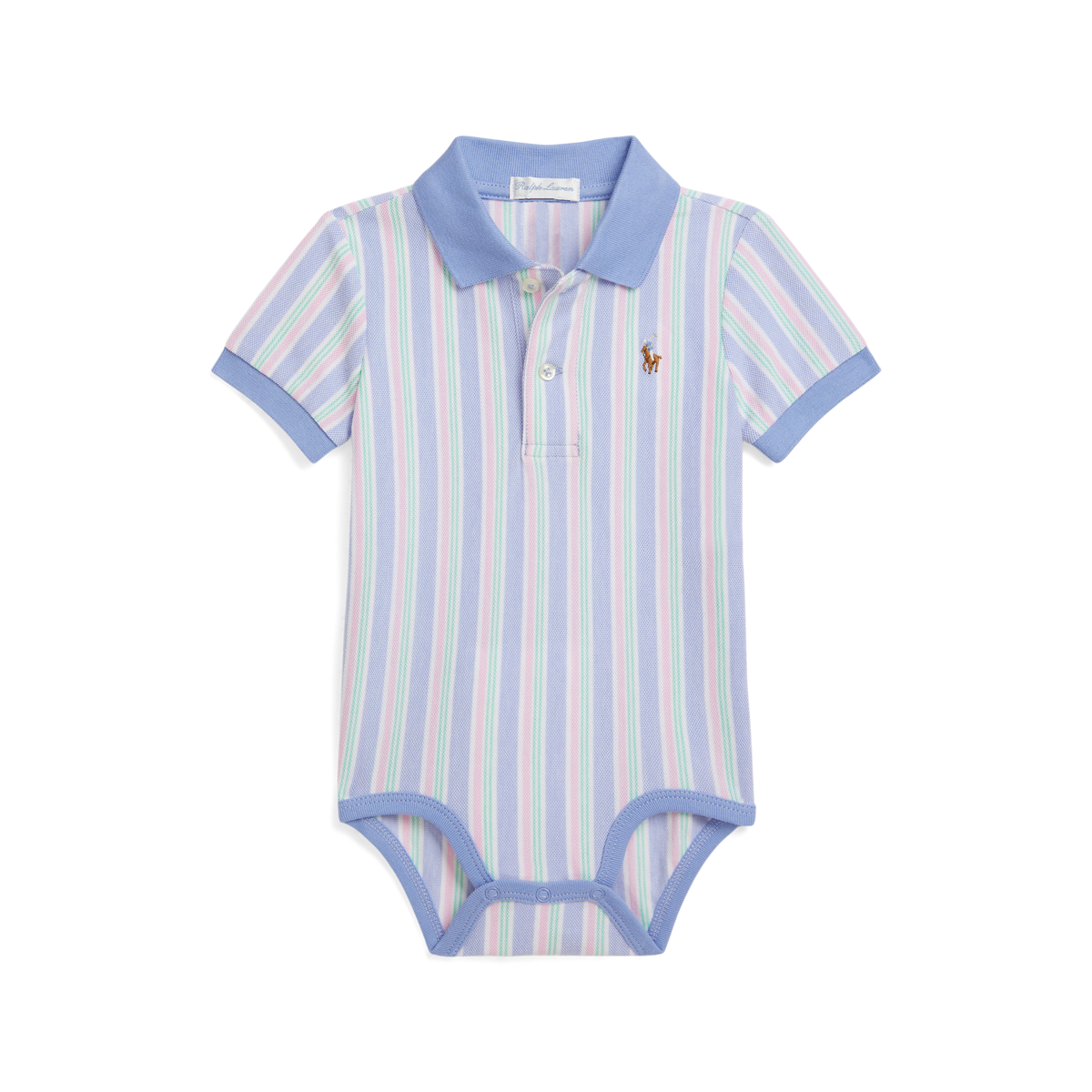 【Lauren RALPH LAUREN】ストライプ レースアップ スイムスーツ Kent ハンドメイド ロープストライプ スーツ | ラルフ ローレン