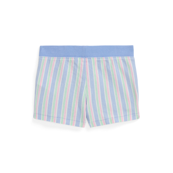 Striped Oxford Mesh Short