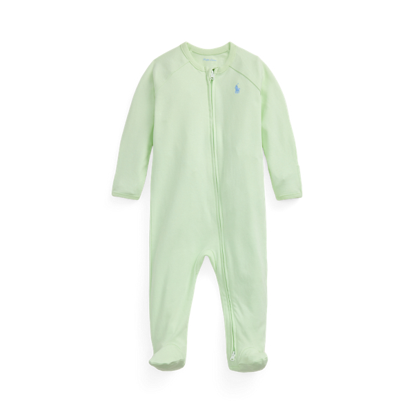 Cotton Interlock Footed Coverall