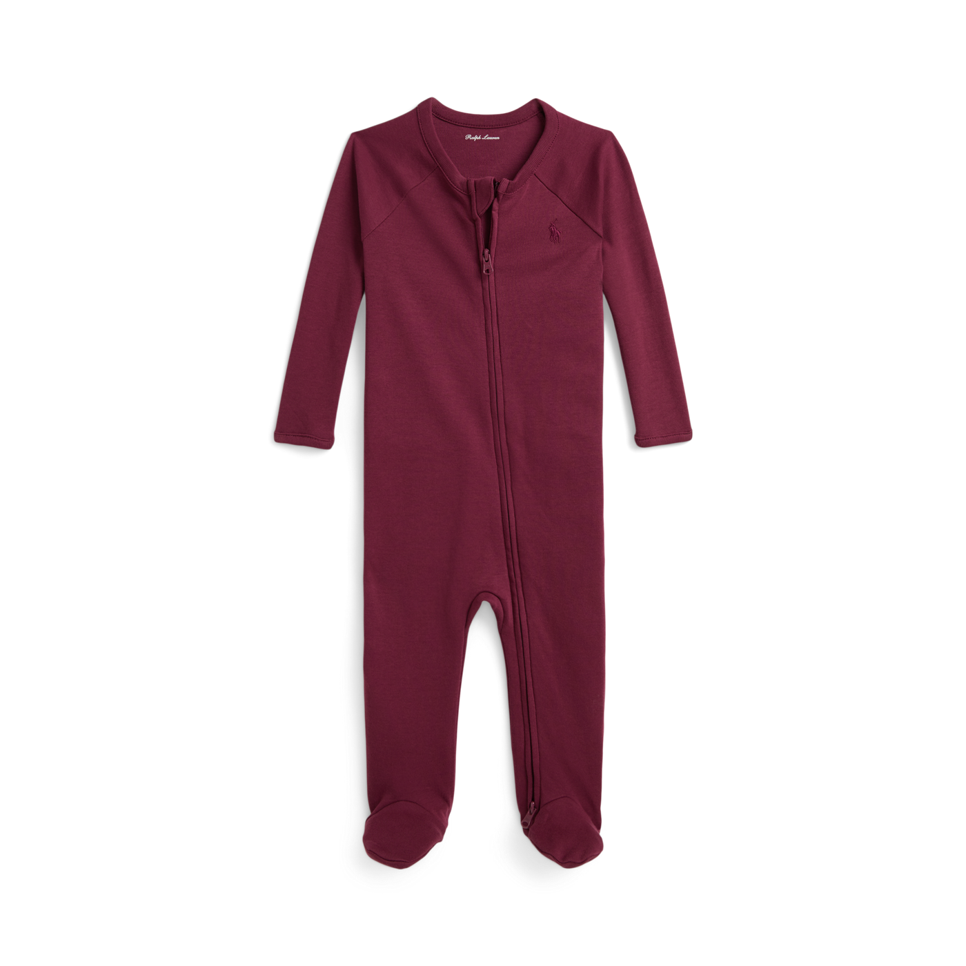 Cotton Interlock Footed Coverall view 1