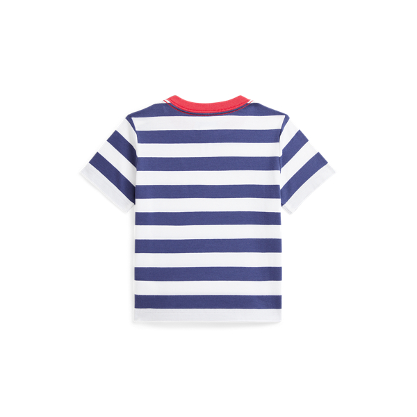 ストライプド コットン ジャージー ポケット Tシャツ | ラルフ