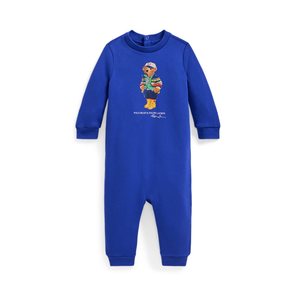 Polo Bear Cotton Coverall Ralph Lauren