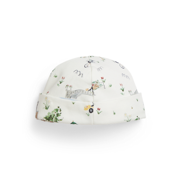 RL Baby x Riley Sheehey Cotton Beanie