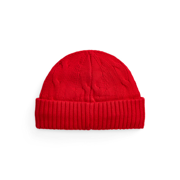 Cable-Knit Cotton Hat