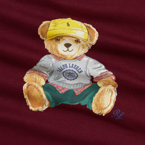 Polo ベア ジャージー Tシャツ & フリース パンツ セット