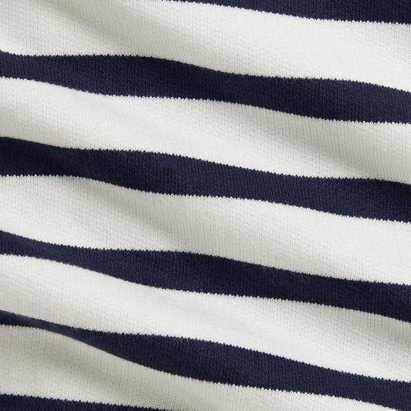 Newport Navy Polo Bear Striped Fleece Hoodie Baby Boy 3