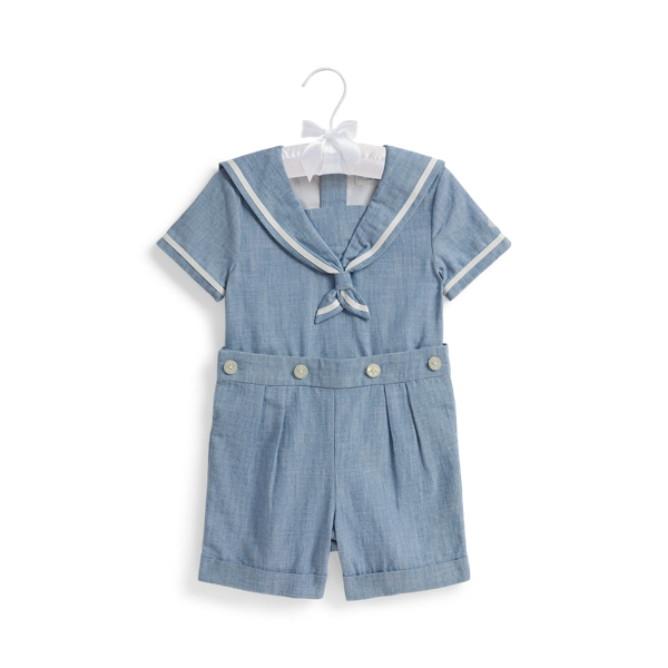 Chemise de marin et short en chambray