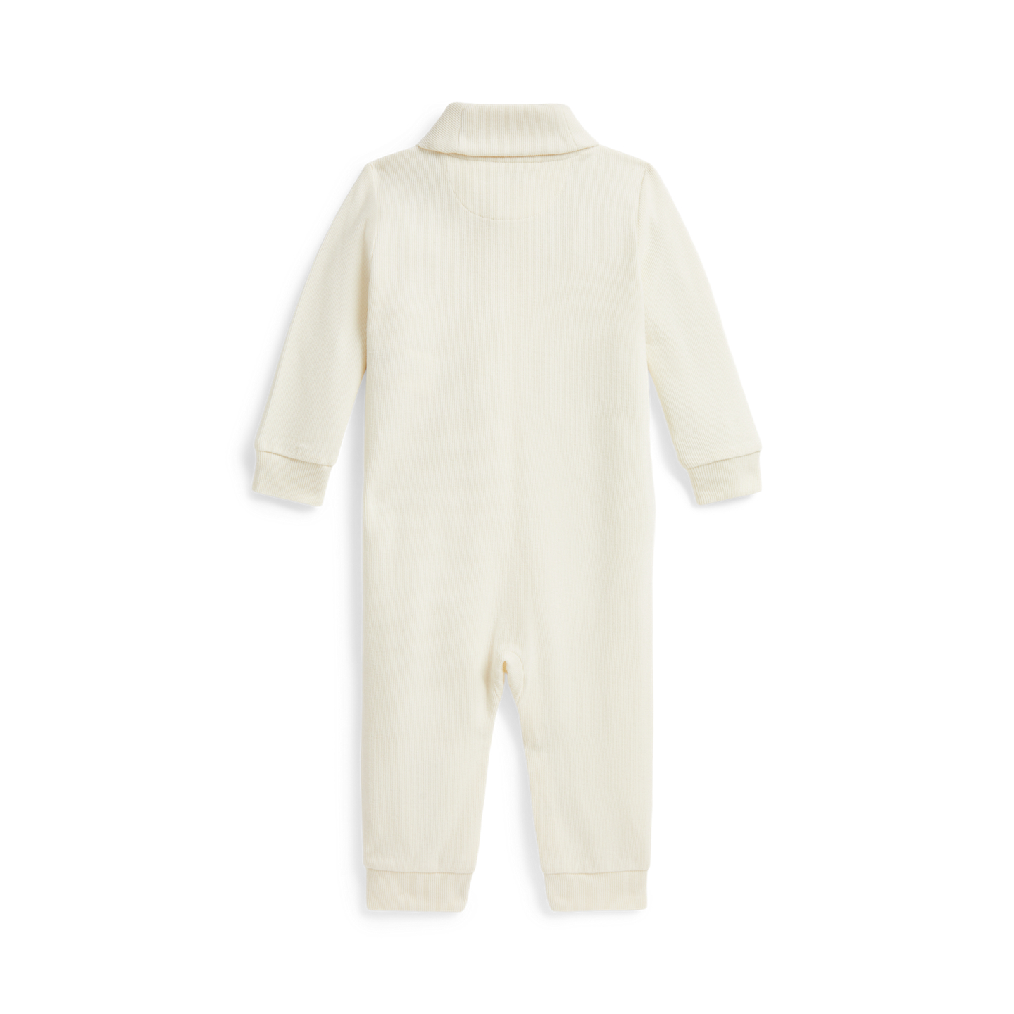 Детский комбинезон Ralph Lauren Fleece Shawl-Collar Coverall, цвет: Кремовый — фото 1