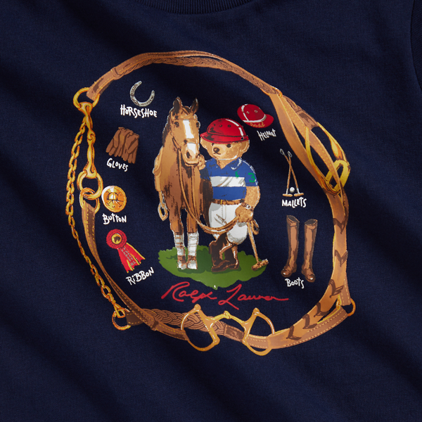 Polo Bear Cotton Jersey Tee