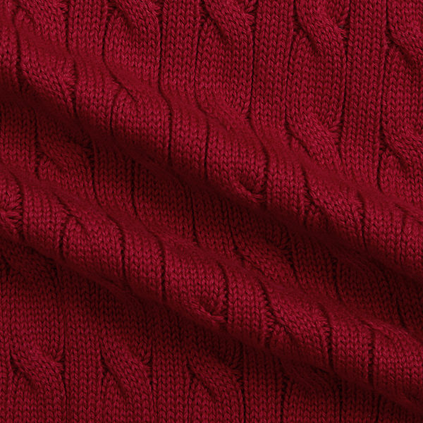Cable-Knit Cotton Polo Coverall