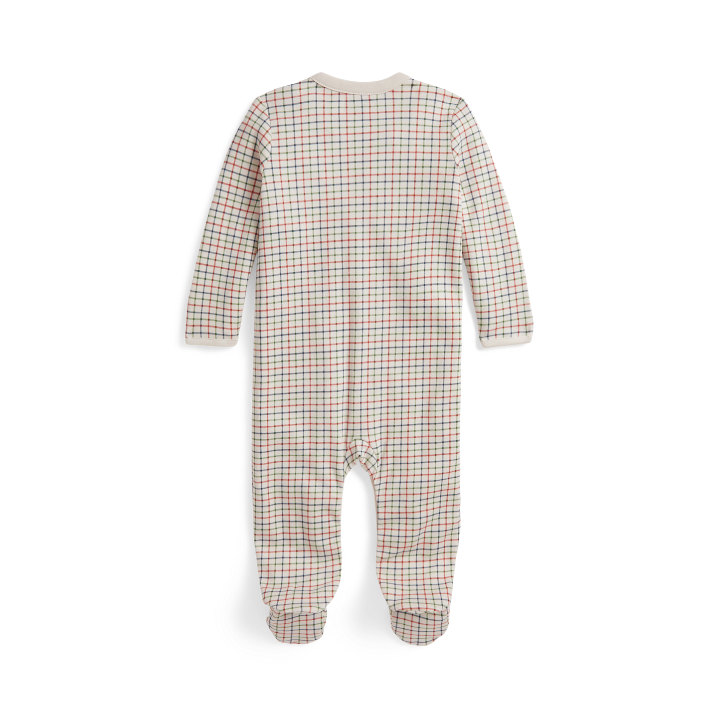Детский комбинезон Ralph Lauren Tattersall Cotton Footed Coverall, цвет: Havenswood Tattersall — фото 1