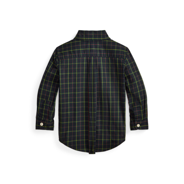 Plaid Cotton Poplin Shirt