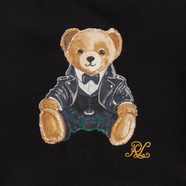 Polo Bear Tee & Plaid Fleece Trouser Set