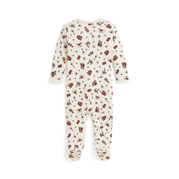 Pelele de interlock de algod&oacute;n Polo Bear