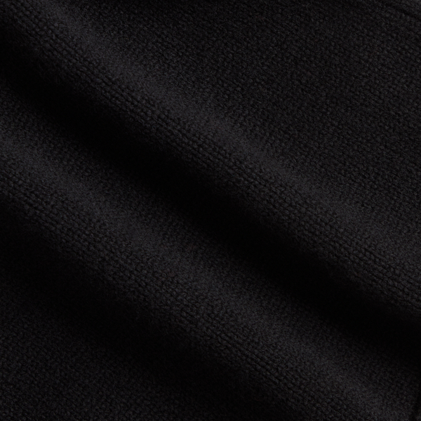 Velvet-Collar Wool Jumper Jacket