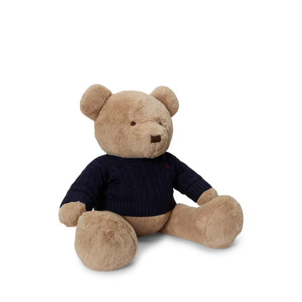 RL Navy Large Cable-Sweater Polo Bear Baby Boy 1