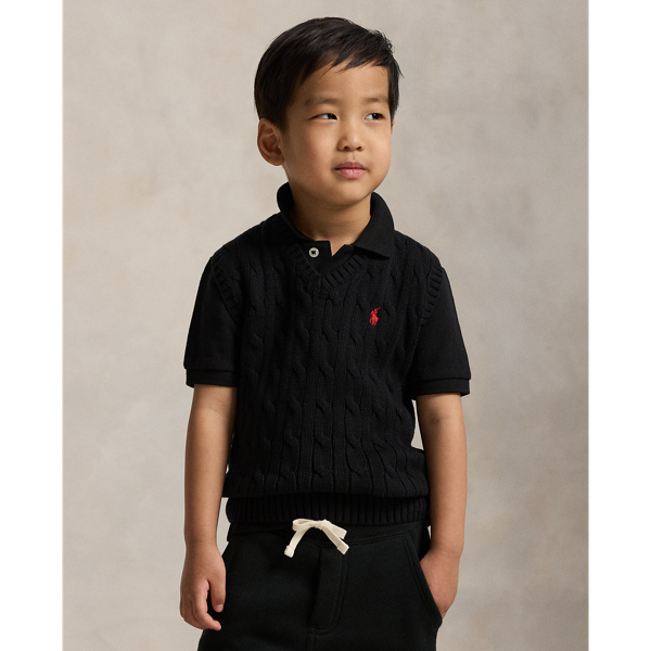 Cable-Knit Cotton Sweater Vest | Ralph Lauren