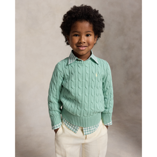 Cable-Knit Cotton Jumper