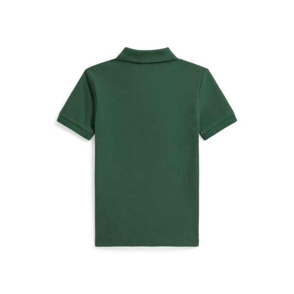 Verano Green The Iconic Mesh Polo Shirt Boys 2-7 2