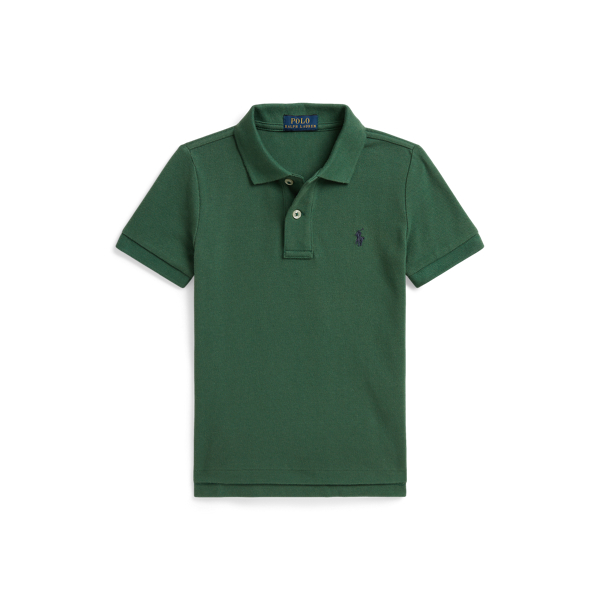 Verano Green The Iconic Mesh Polo Shirt Boys 2-7 1