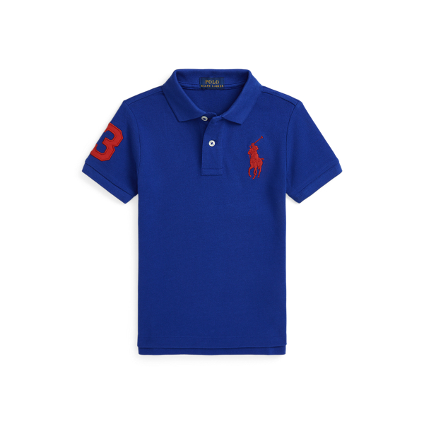 Big Pony Cotton Mesh Polo Shirt