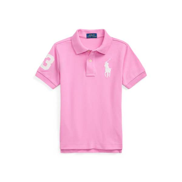 Pink Big Pony Womens Polo Shirts Ralph Lauren Womens Blue Label