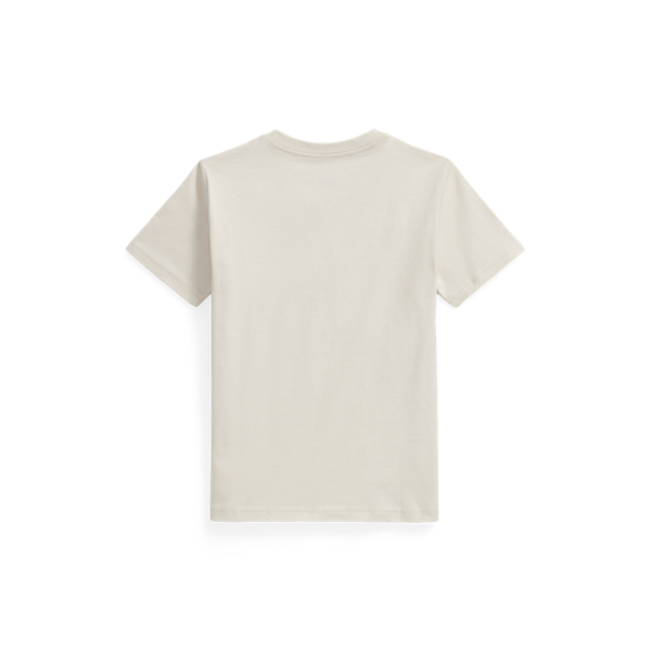 T-Shirt aus Baumwolljersey Boys 1.5-6 Years in Schlichtes Sandbraun 2