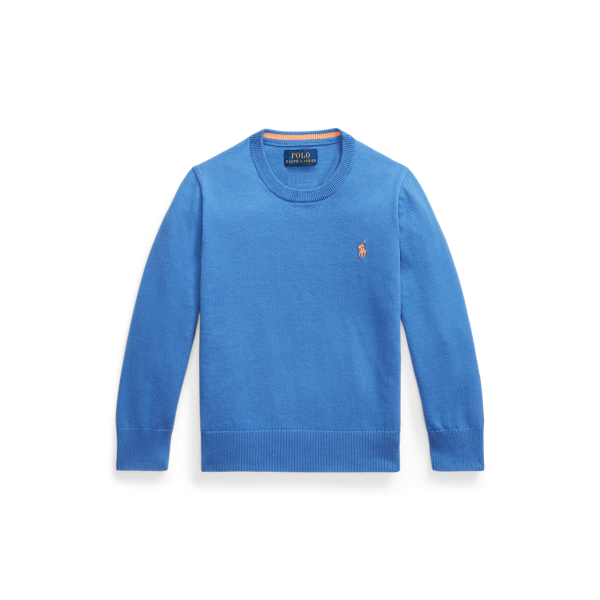 Scottsdale Blue Pull col rond en coton Boys 1.5-6 Years 1