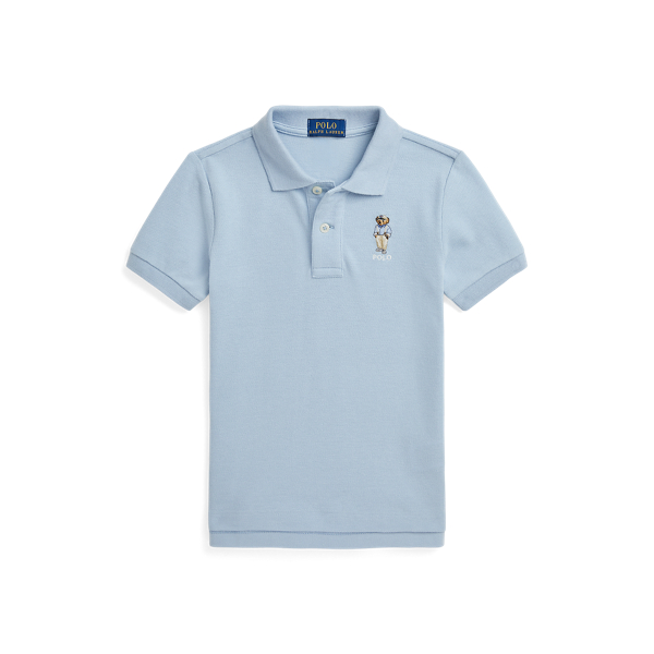 Polo Bear Cotton Mesh Polo Shirt