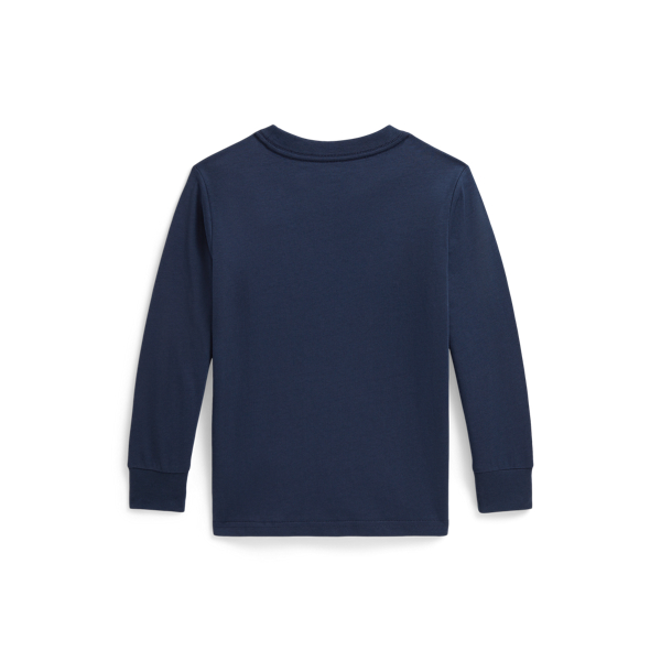Rustic Navy Cotton Jersey Long Sleeve Tee Boys 2-7 2