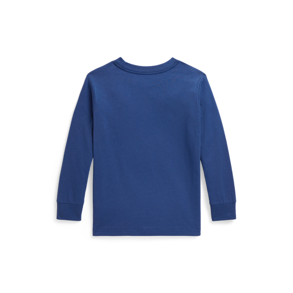 T-shirt manches longues en jersey Boys 1.5-6 Years en Azur poudr&eacute; 2