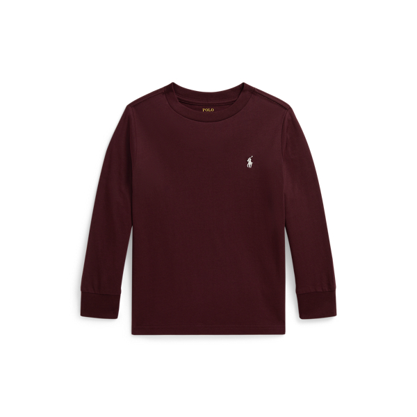 Cotton Jersey Long-Sleeve T-Shirt Boys 1.5-6 Years 1