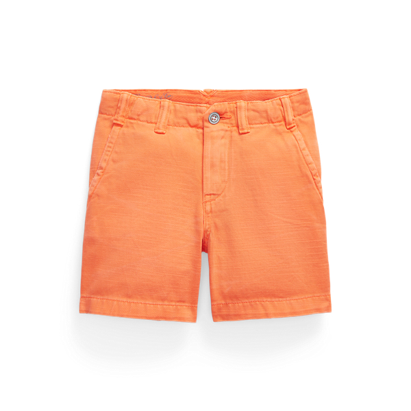 Katoenen keperstof short