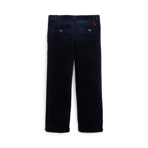 Детские брюки Ralph Lauren Bedford Straight Fit Corduroy, цвет: Тёмно-зелёный тёмно-синий