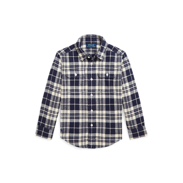 Plaid Cotton Flannel Workshirt