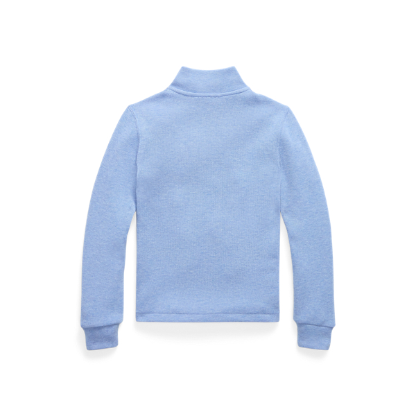 Pull demi-zipp&eacute; c&ocirc;tel&eacute; Boys 1.5-6 Years en Bleu chin&eacute; doux 2