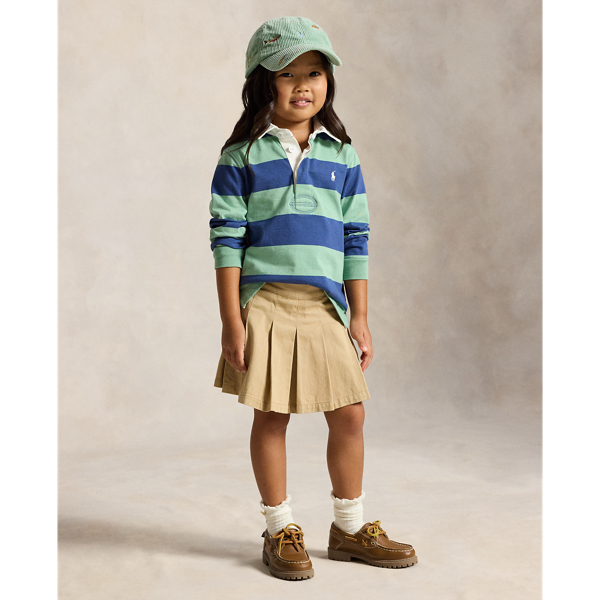 Faded Mint/Old Royal The Iconic Rugby Shirt Boys 2-7/Girls 2-6x 9