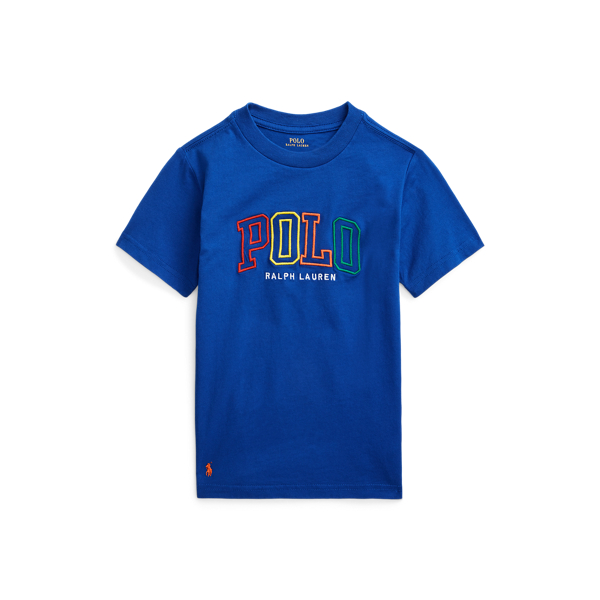 Maglietta in cotone con logo