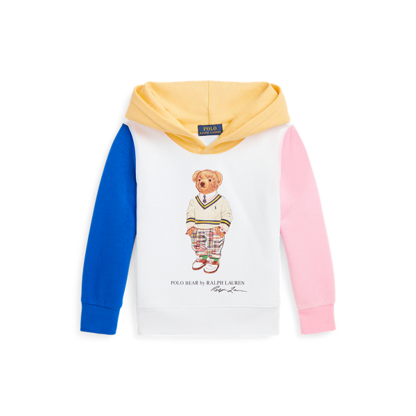 Polo Bear Colour-Blocked Fleece Hoodie
