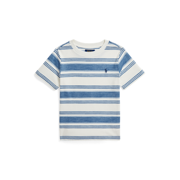 Striped Cotton Jersey Tee