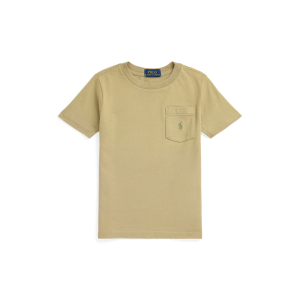 Camel Cotton Jersey Pocket Tee Boys 2-7 for back to school 1