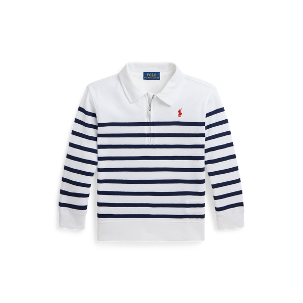 Gestreept Spa terry sweatshirt met rits Boys 1.5-6 Years in 1
