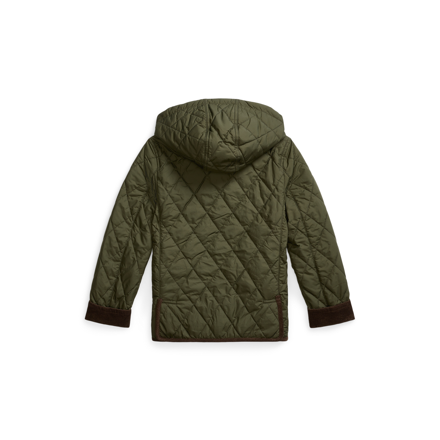 Детская куртка Ralph Lauren Hooded Barn, цвет: Оливковый — фото 1