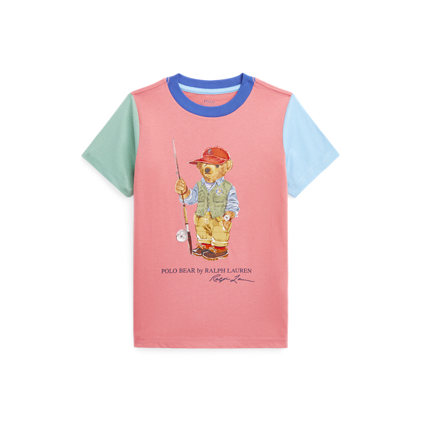 Polo Bear Colour-Blocked Cotton T-Shirt