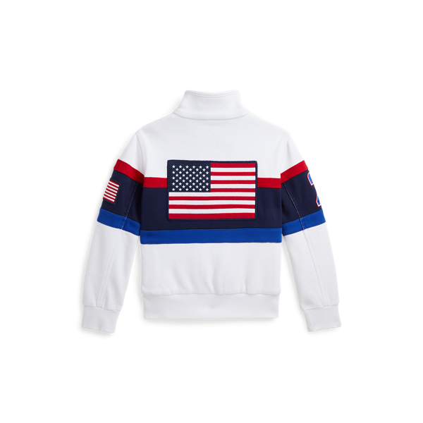 Ceramic White Multi Team USA Closing Ceremony Jacket Boys 2-7 2