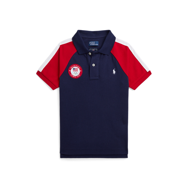 Team USA Cotton Mesh Polo Shirt